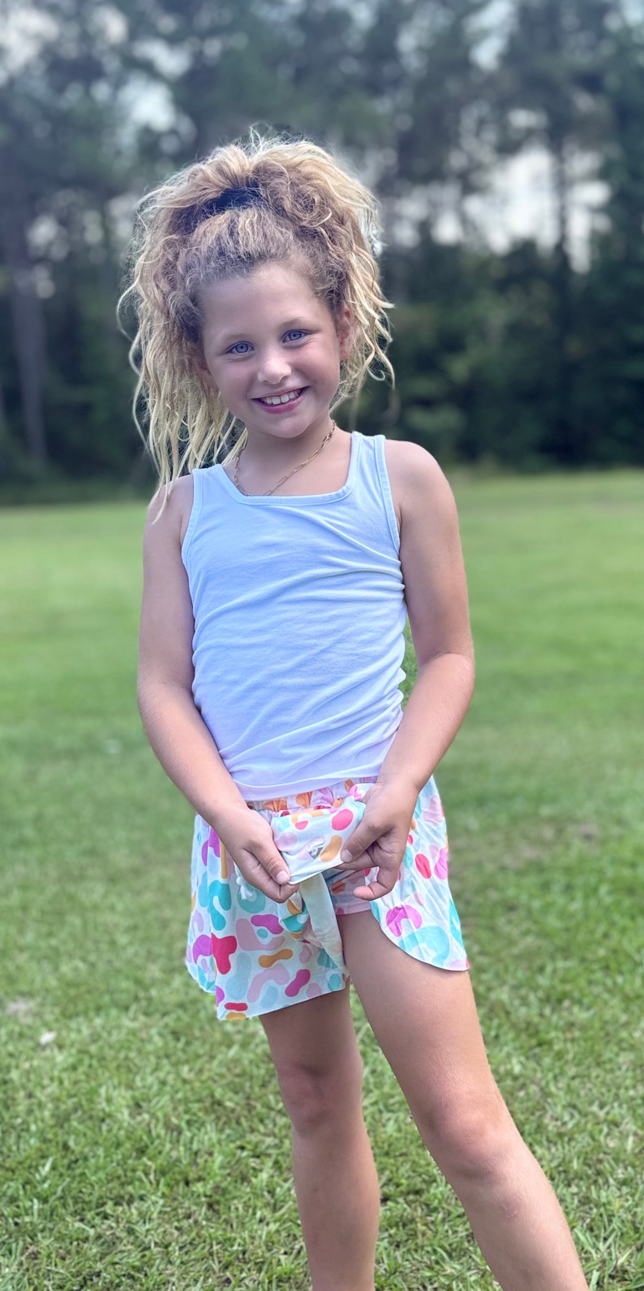 GIRLS COLORFUL BUTTERFLY SHORTS
