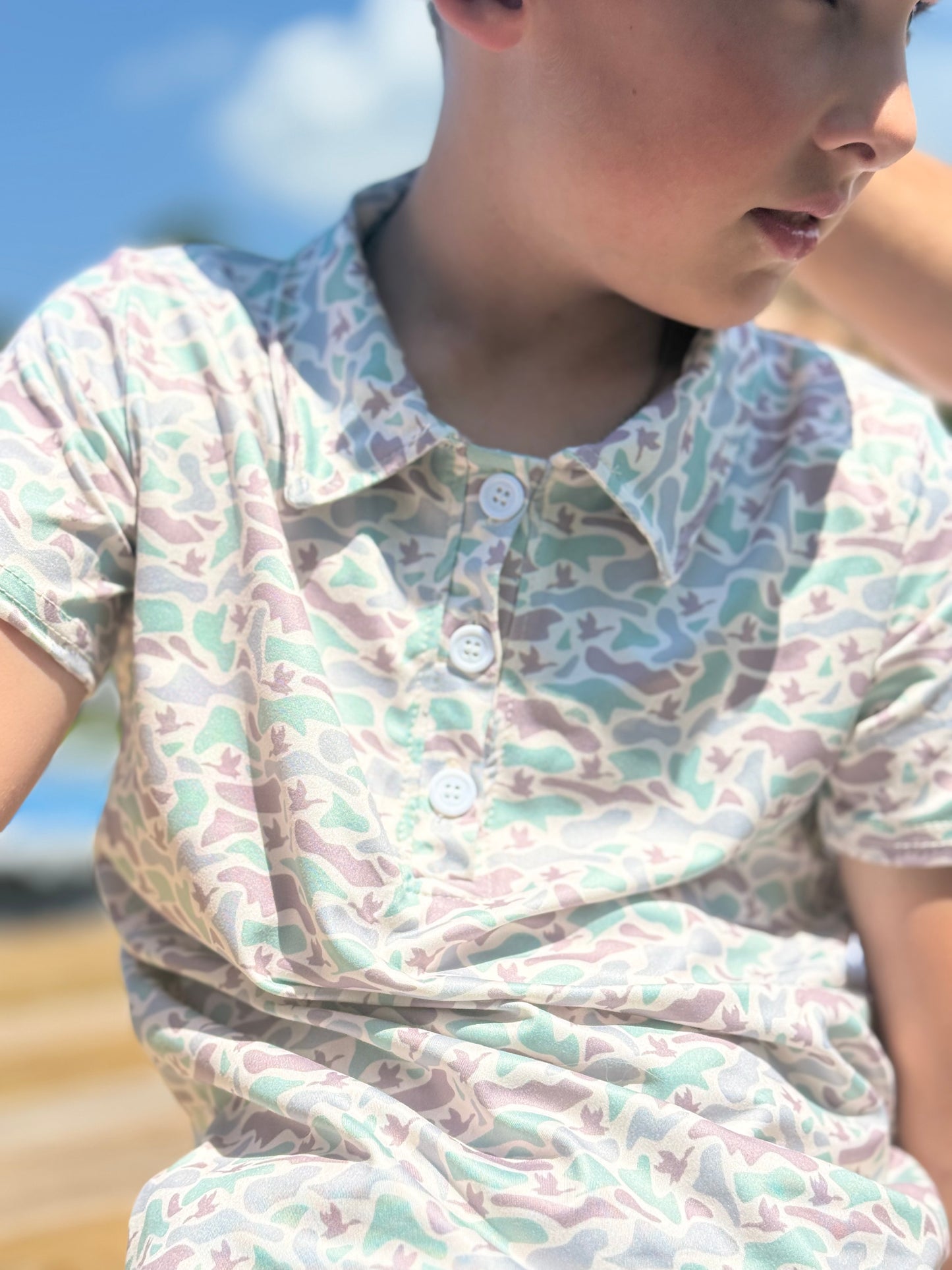 BOYS DUCK CAMO | SOFT POLO