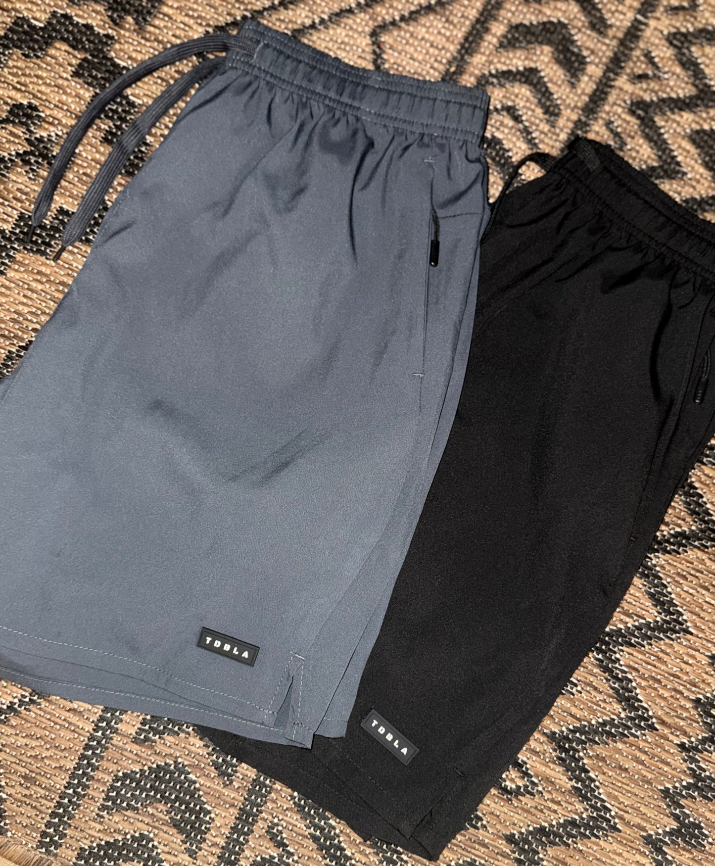 MEN'S 6" ATHLETIC SHORTS | BLACK, DARK GRAY & LIGHT GRAY