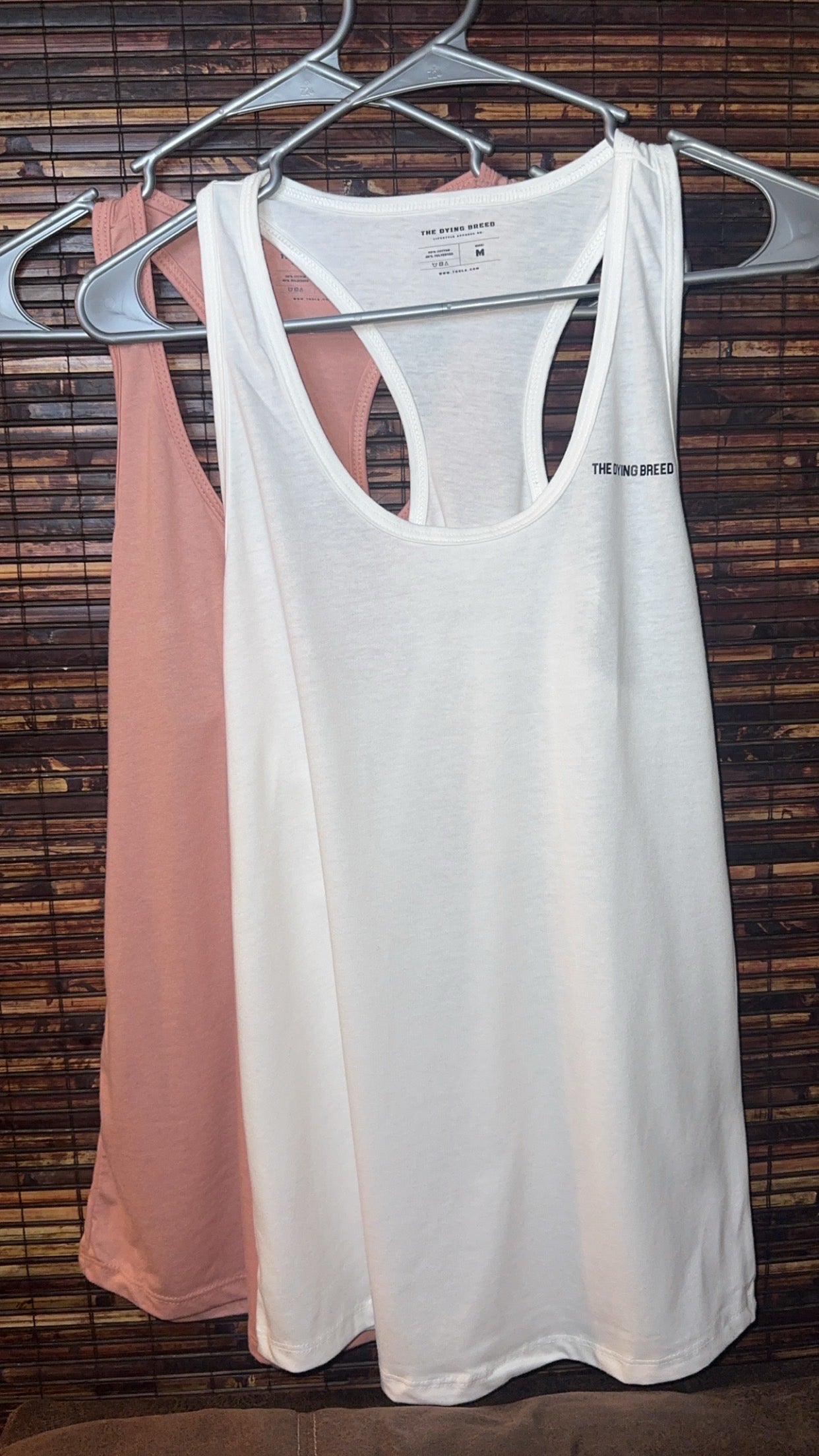 WOMEN'S RACERBACK TANK | BLACK, WHITE, MILITARY GREEN & MAUVE