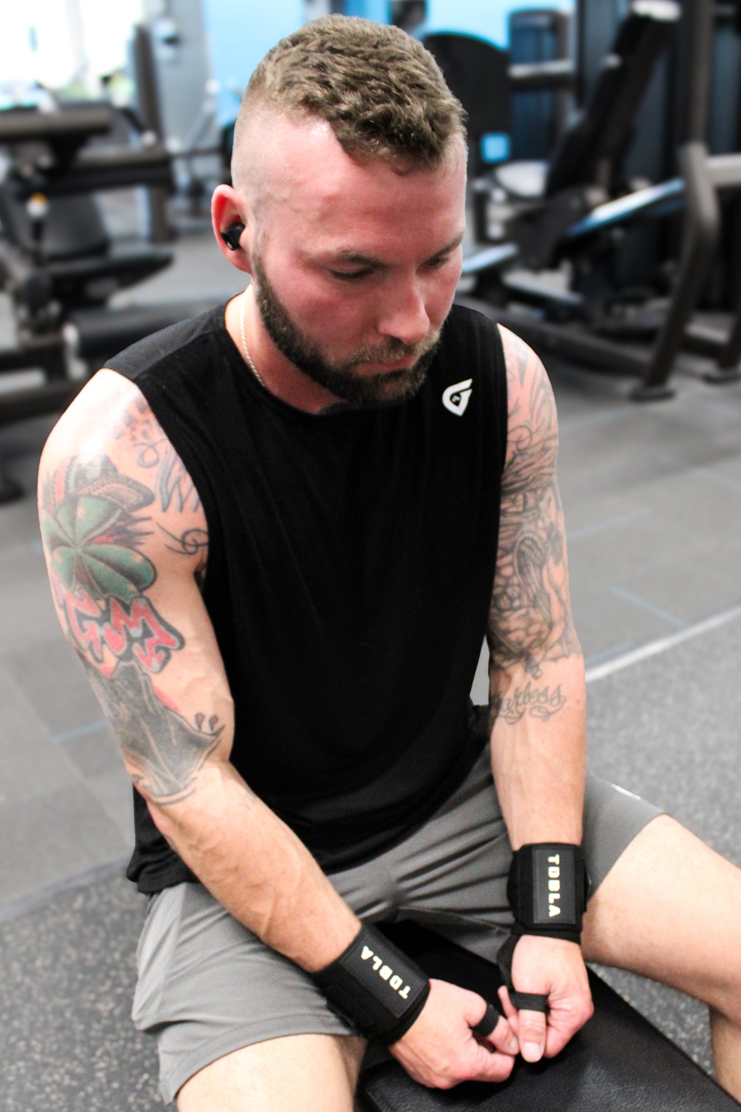 MEN'S SLEEVLESS | WORKOUT TANK | WHITE, BLACK & GREEN