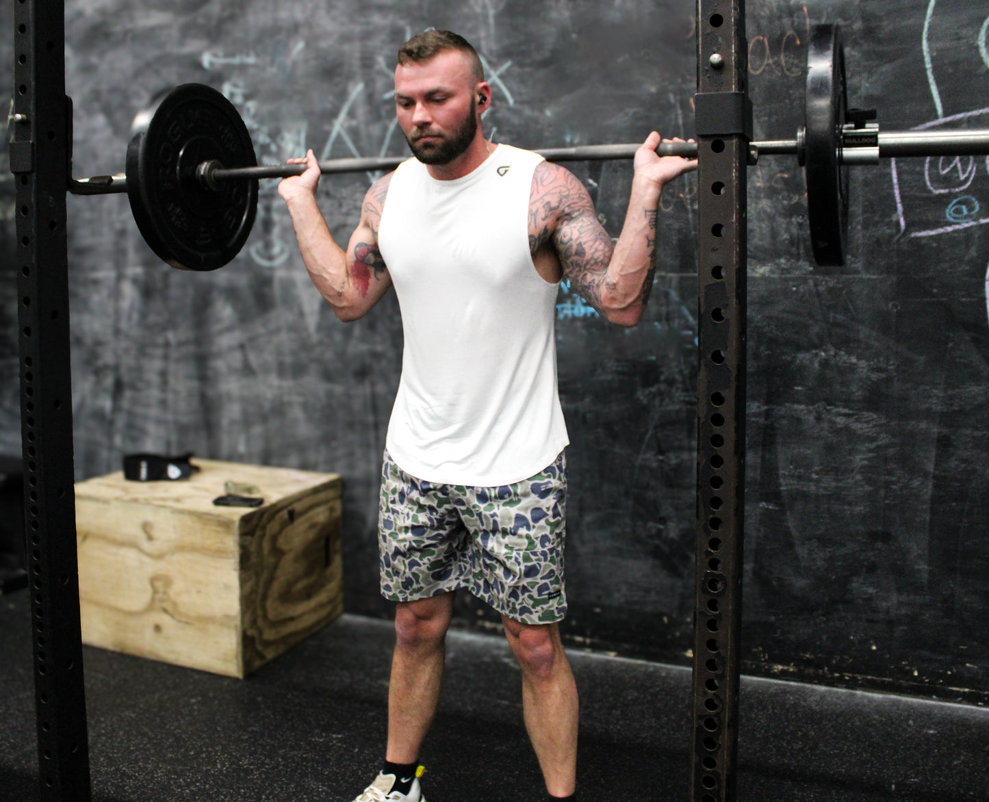 MEN'S SLEEVLESS | WORKOUT TANK | WHITE, BLACK & GREEN