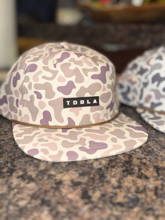CAMO ROPE UNSTRUCTURED HAT