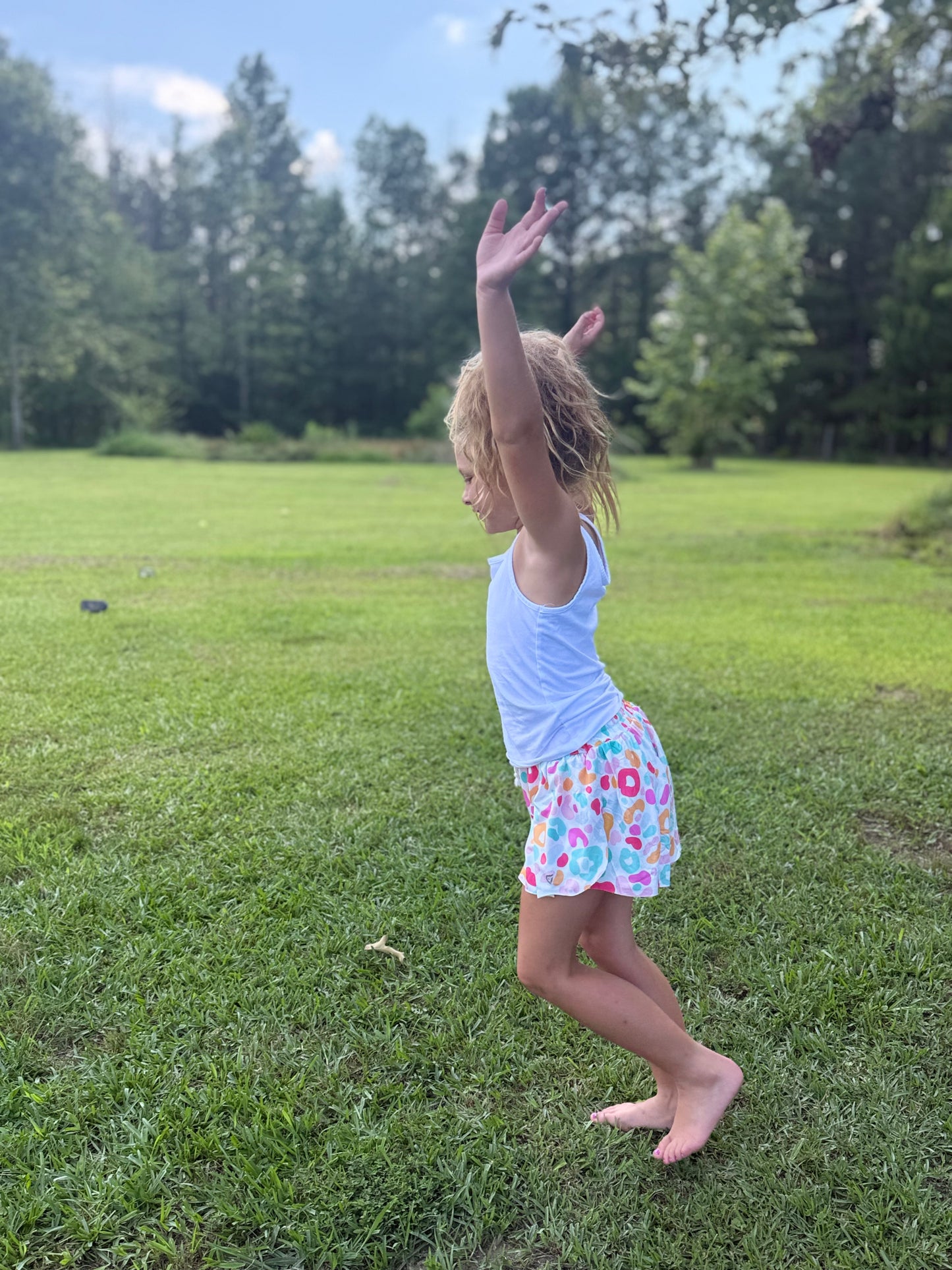 GIRLS COLORFUL BUTTERFLY SHORTS