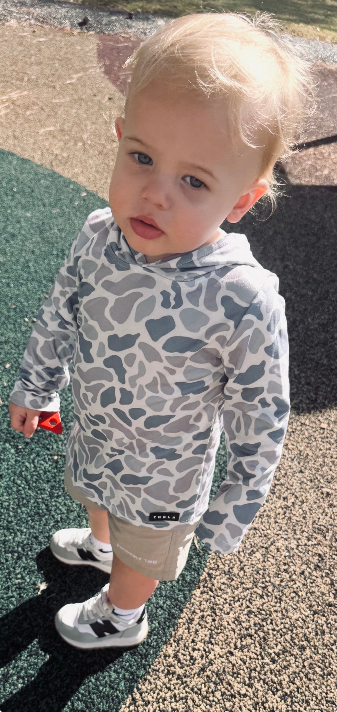 YOUTH | GRAY, LIGHT GREEN OR BROWN CAMO HOODIE