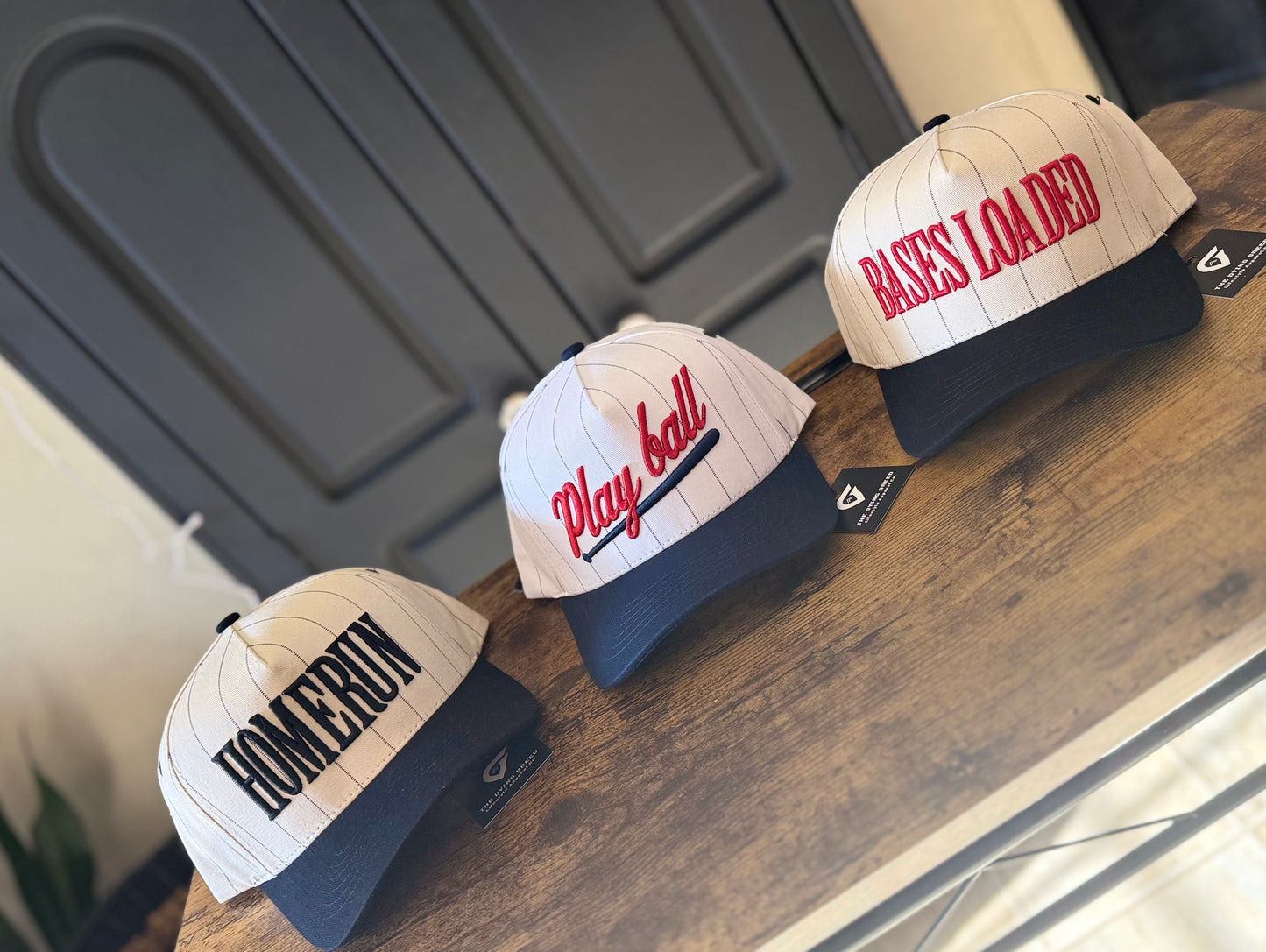 WOMEN'S PINSTRIPE - TRUCKER CAP