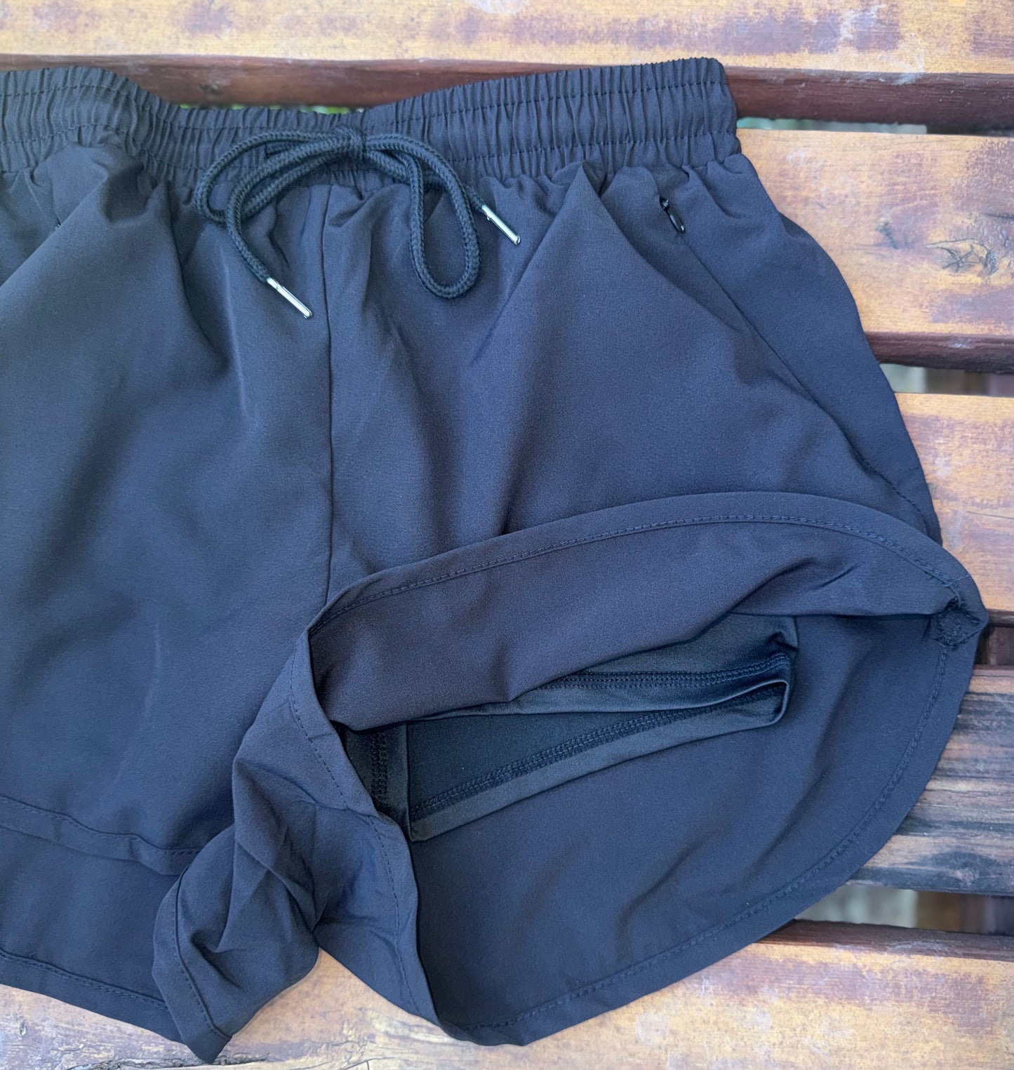 LADIES FREE-FLOW LINED SHORTS