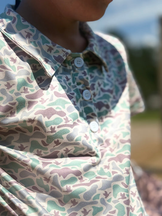 BOYS DUCK CAMO | SOFT POLO
