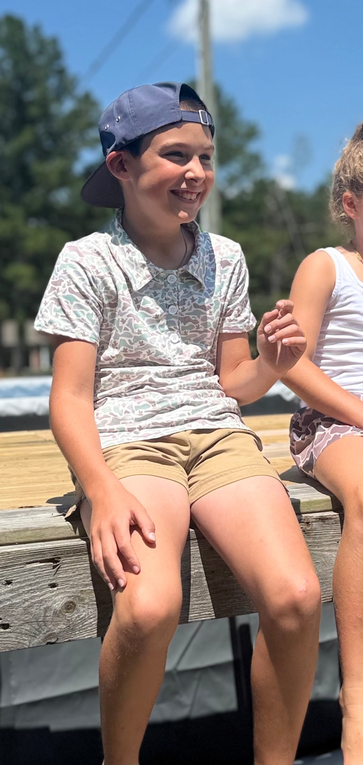 BOYS DUCK CAMO | SOFT POLO