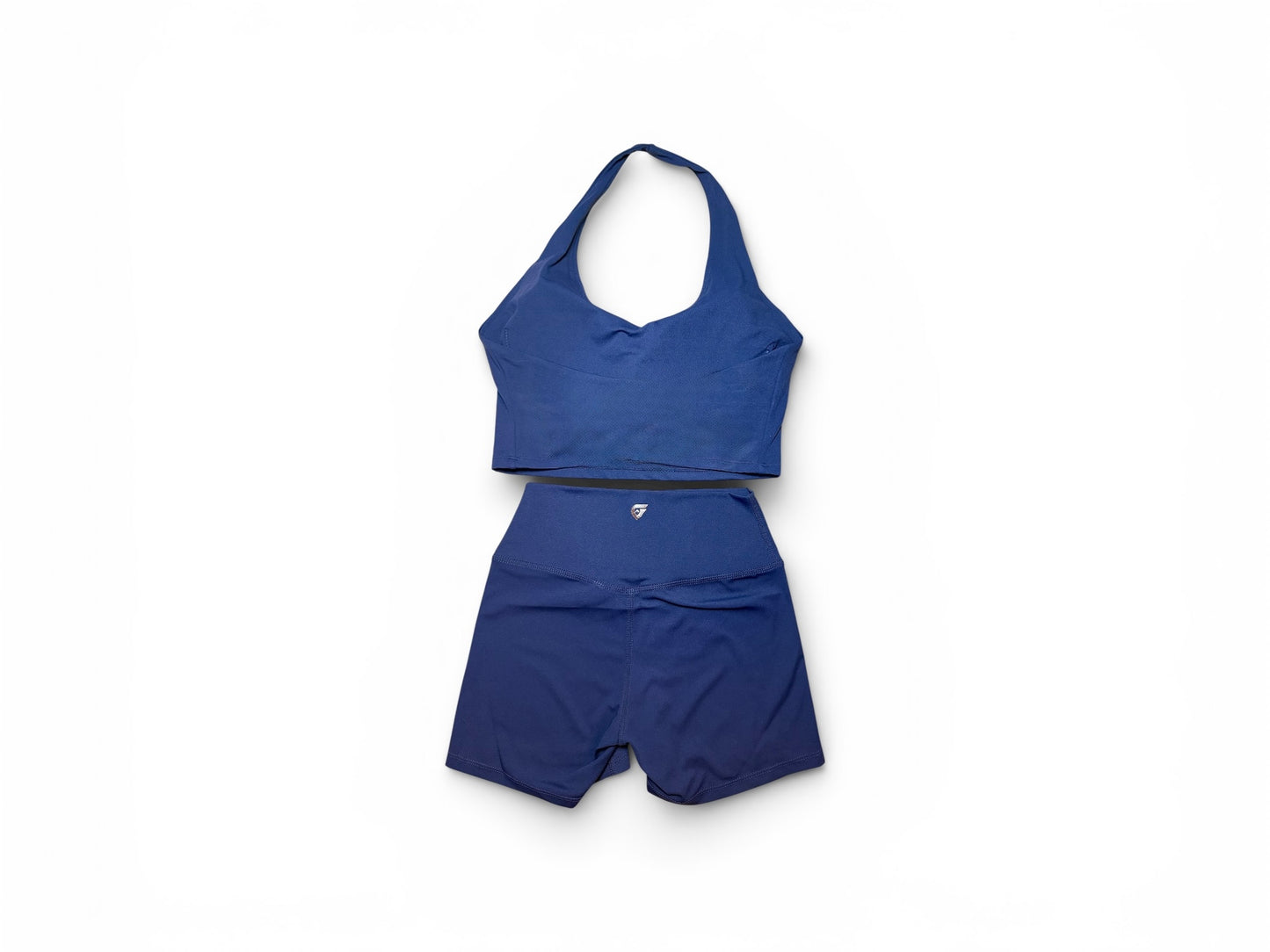 NAVY COMPRESSION | HALTER WORK OUT SET