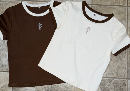 WOMEN'S WITHERED FLOWER TOP