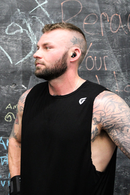 MEN'S SLEEVLESS | WORKOUT TANK | WHITE, BLACK & GREEN